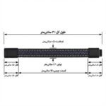 دستبند چرمی مردانه مدل DERI 914