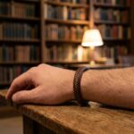 دستبند چرمی مردانه مدل DERI 778