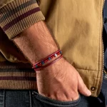 دستبند چرمی مردانه مدل DERI 859 - Image 6