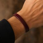 دستبند چرمی مردانه مدل DERI 1078
