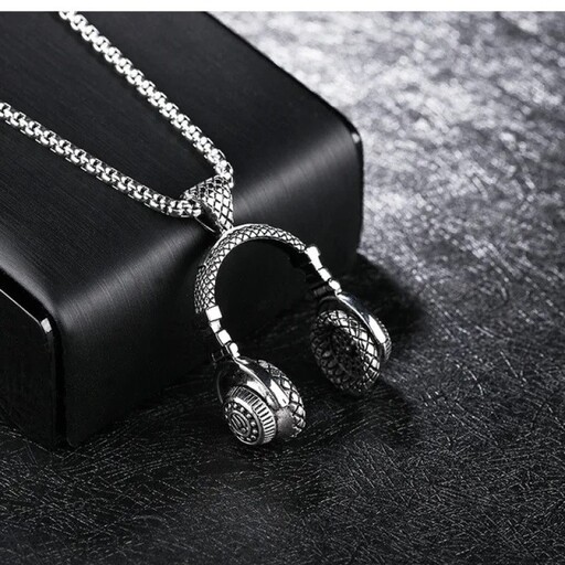 گردنبند مردانه مدل Headphone