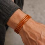 دستبند چرمی مردانه مدل Deri 1128-6