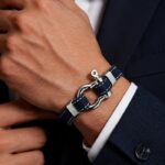 دستبند چرمی مردانه مدل Deri 1130 مشکی 1